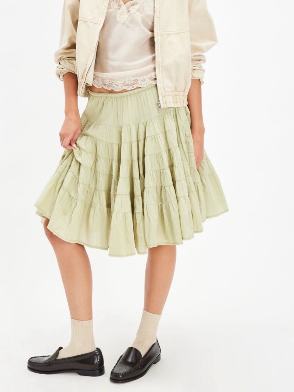 Free People Many Layers midi skirt NWOT XS & S available
